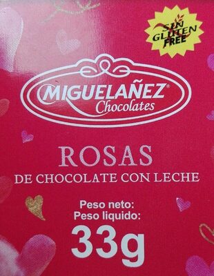 Rosas de chocolate con leche - 8411823512182