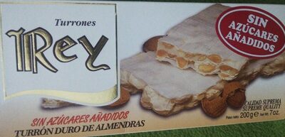 Turrón duro de almendras sin azucares anadidos - 8411863005071