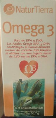Omega 3 Natur Tierra - 8412016357870