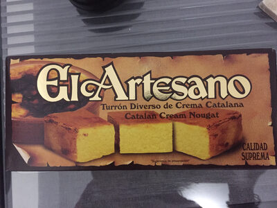 El Artesano Crema Catalana Flavoured Turron - 8412080005158