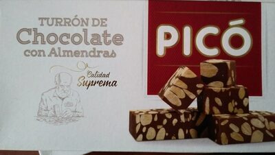 Turrón de chocolate con almendras - 8412115000103