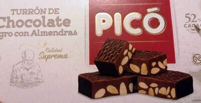 Turrón de Chocolate Negro con Almendras - 8412115011710