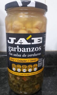 Garbanzos con salsa de verduras - 8412151757740