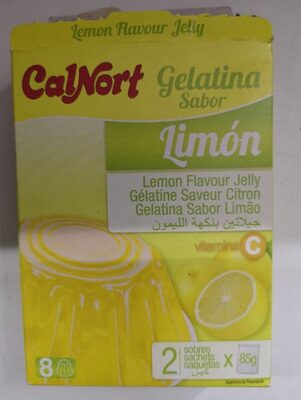 Gelatina sabor limón - 8412164007849