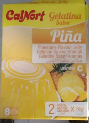 Calnort gelatina sabor piña - 8412164007856