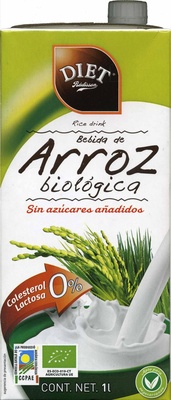 Bebida de arroz Integral Biológica - 8412224003606