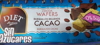 Barquillos rellenos con Cacao - 8412224004757