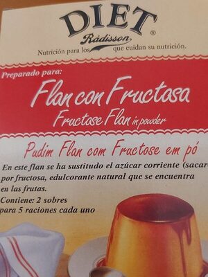 Flan con fructosa - 8412224015067