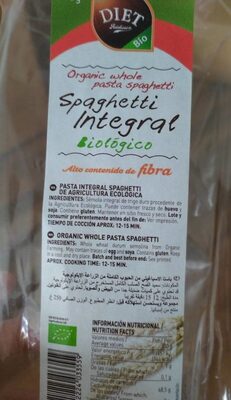 Spaghetti Integral Biológico - 8412224033559