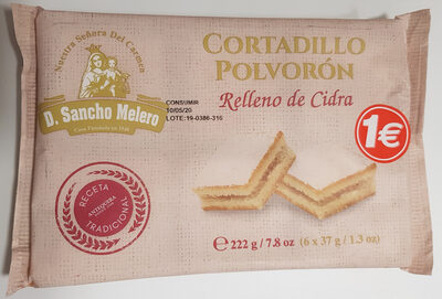 Cortadillo polvorón relleno de cidra - 8412438012913