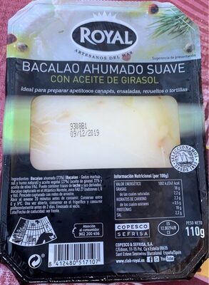 Bacalao ahumado suave - 8412480517107