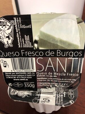 Queso fresco de burgos - 8412647000084