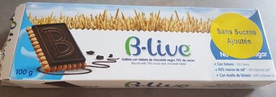 B-live gâteau au chocolat noir 70% - 8412674105516