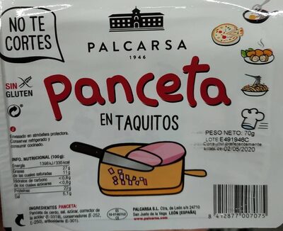 Panceta en taquitos - 8412877007075