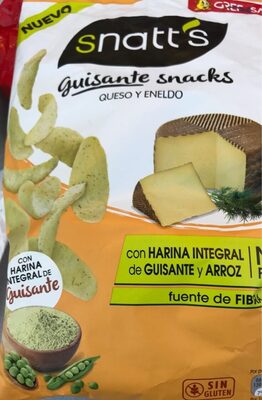 Snatt's guisante snack queso y eneldo