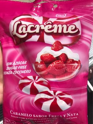 Lacrême caramelo sabor fresa y nata - 8413178266789