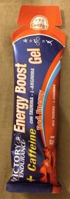 Energy Bost Gel + Caffeine Red Energy - 8414192308202