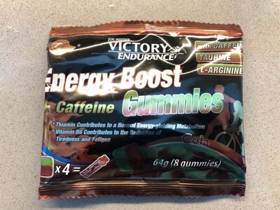 Energy Boost Gummies + Caffeine - 8414192308707