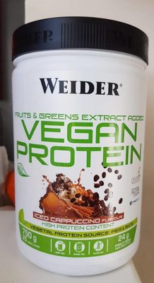 Weider Vegan Protein Capucino 750GR - 8414192310151