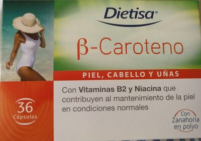 Suplemento alimenticio Betacaroteno - 8414200205875
