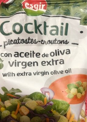 Coktail picatostes con aceite de oliva virgen extra - 8414472102728