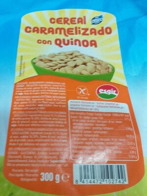 Cereal caramelizado con quinoa - 8414472102742