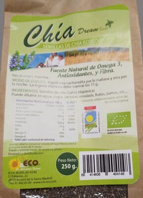 Semillas de chia - 8414606404148