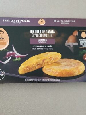 Tortilla de patata con cebolla lista sin gluten - 8414606782154