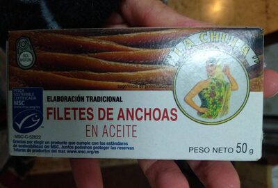 Filetes de anchoas en aceite - 8414738000102