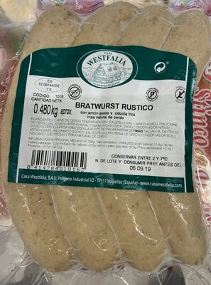 BRATWURST RUSTICO - 8414784010162