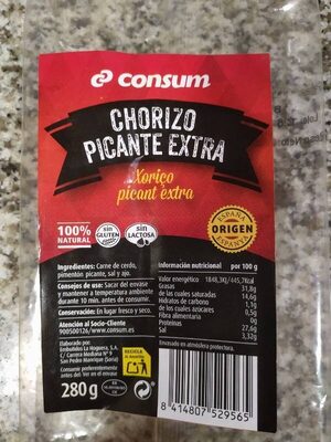 Chorizo picante extra - 8414807529565