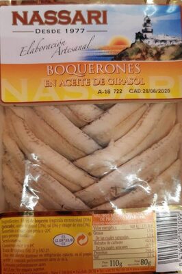 Boquerones en aceite de girasol - 8414982101099
