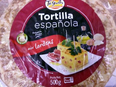 Te Gusta, Tortilla Aux Lardons, Le Paquet, 500g - 8420056021057