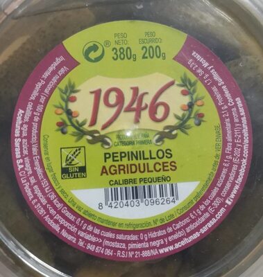 Pepinillos agridulces - 8420403096264