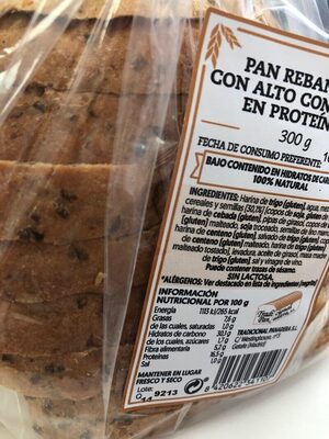 Pan alto contenido en proteinas - 8420622341107