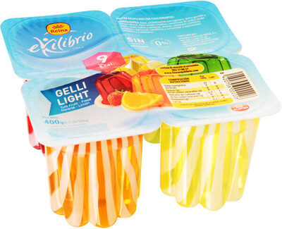 Gelli Light gelatina sabores fresa, naranja multifrutas y limón - 8420756002226