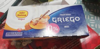 Yogur estilo griego miel 0% - 8420756004107