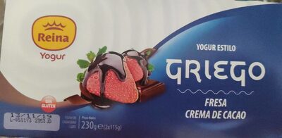 Yogur estilo griego (Fresa - Crema de cacao) - 8420756004145