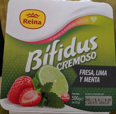 Yogur Bifidus creemos Fresa, Lima y Menta - 8420756004213