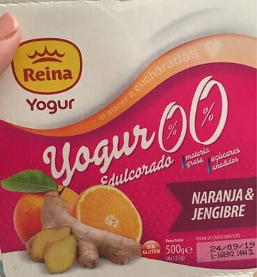 Yogurt naranja & jengibre 0% - 8420756004763