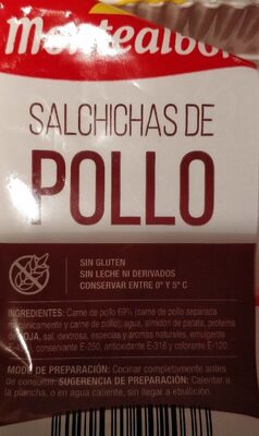 Salchichas de pollo - 8422061002038