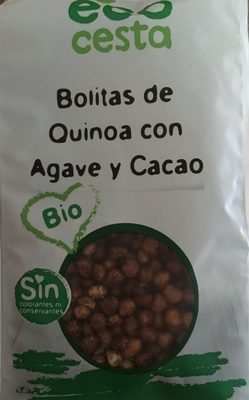 Bolitas de quinoa con agave y cacao - 8422584013252