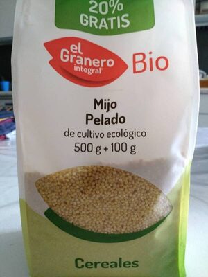 Mijo pelado de cultivo ecológico - 8422584018202