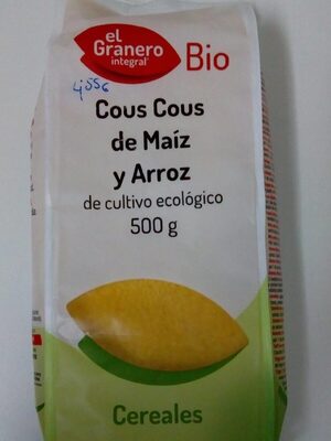 Cous cous de maiz y arroz - 8422584019520
