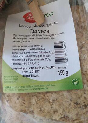 Levadura de cerveza - 8422584024104