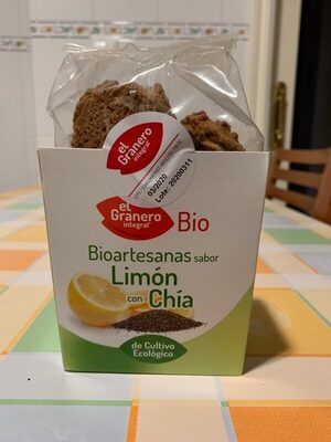 Bioartesanas sabor limón con chia - 8422584031096