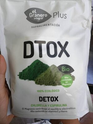 Bio plus dtox chlorella y espirulina polvo ecológico - 8422584041088