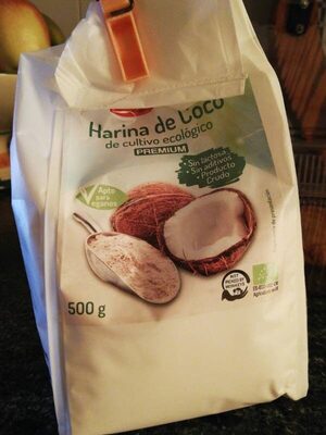 Bio harina de coco premium de cultivo ecológico sin lactosa - 8422584044027