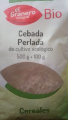 Cebada perlada de cultivo ecológico - 8422584048124