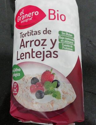 Tortitas de arroz y lentejas - 8422584068467